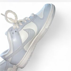 Nike Women's Light Gray and White Sneakers